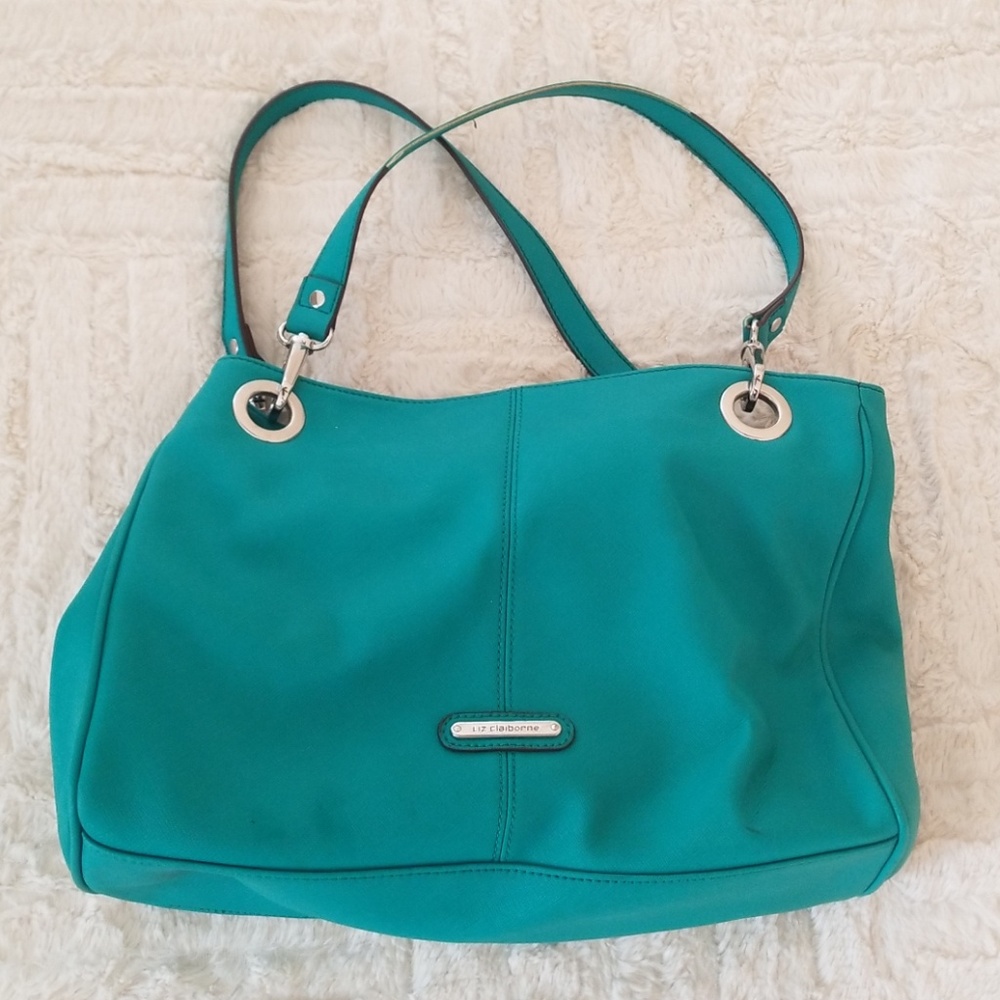 Liz Claiborne turquoise purse
